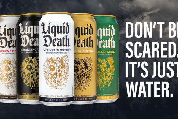 Liquid Death Crushing Conventions and Quenching Thirst with Edgy Innovation