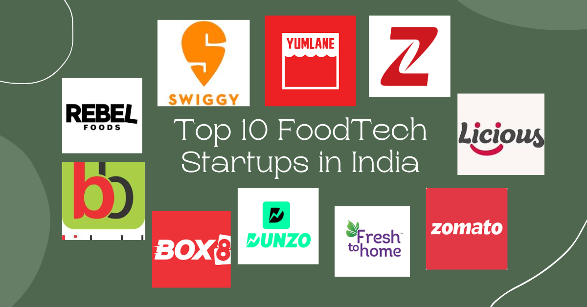 Top 10 FoodTech Startups in India