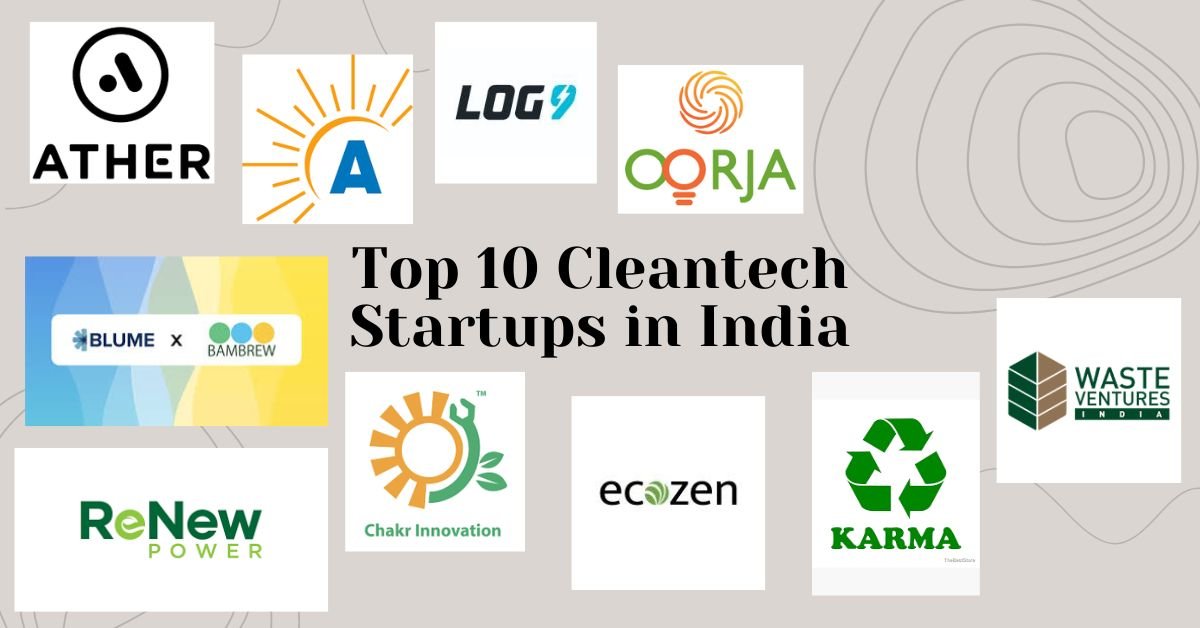 Top 10 cleantech Startups in India