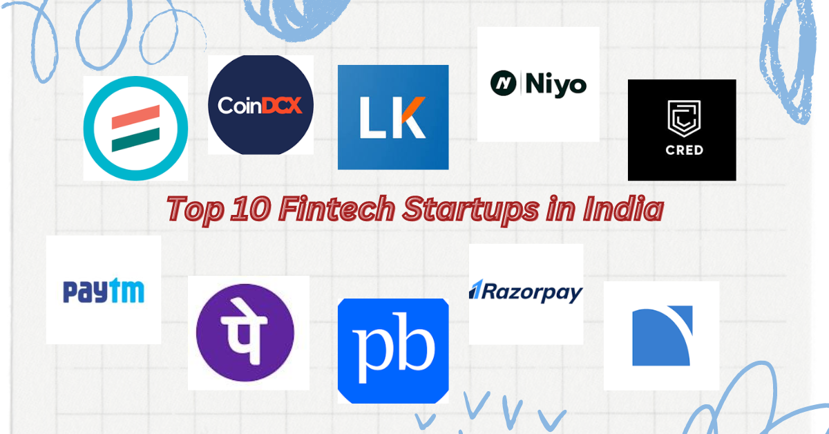 Top 10 Fintech Startups in India