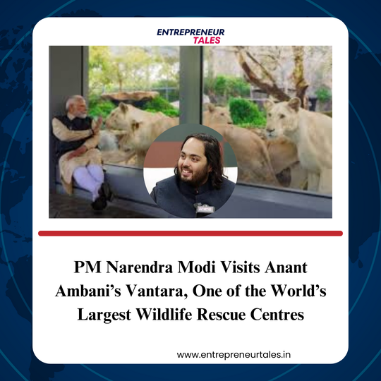 PM Narendra Modi Visits Anant Ambani’s Vantara, One of the World’s Largest Wildlife Rescue Centres